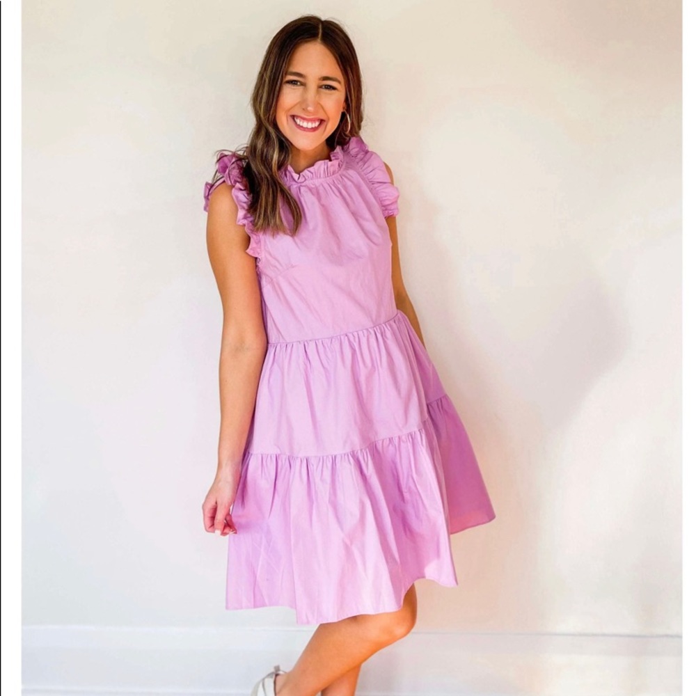 Never worn ruffle cotton dress from moodie